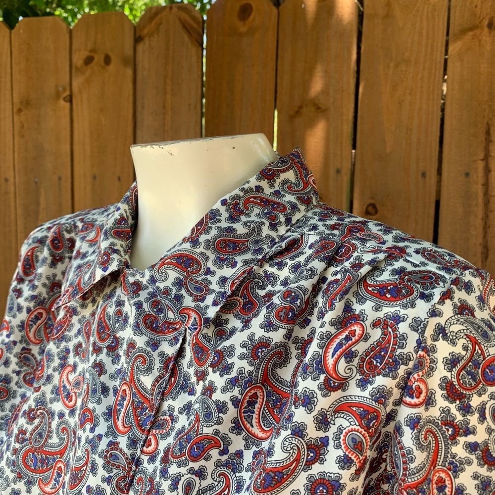 60's Vintage David Strauss blouse size 14P. - Picture 4 of 11